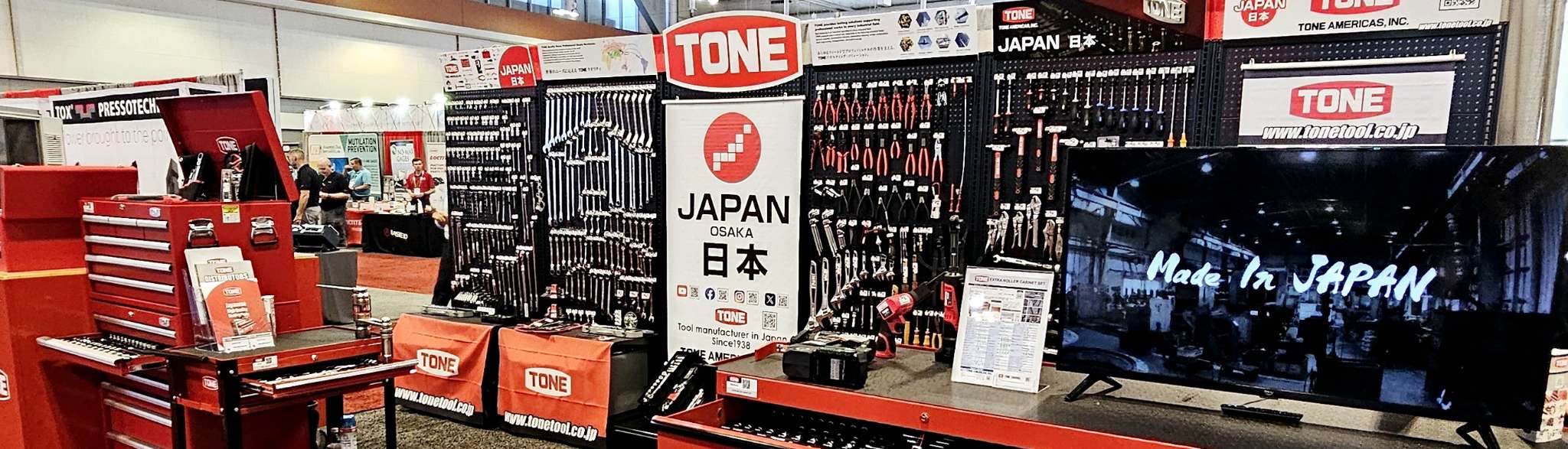 TONE AMERICAS participating in major U.S. exhibitions and motorsports events to showcase high-quality Japanese TONE tools
